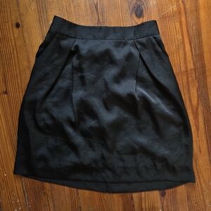 Banana Republic Black 0P Women's Skirt With Pockets